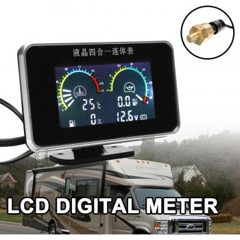 4-in-1 Car Digital Gauge Meter