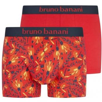 Bruno banani Herren Shorts Baumwolle rot