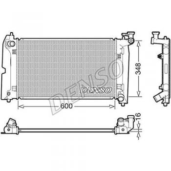 Radiateur de refroidissement DENSO DRM50110