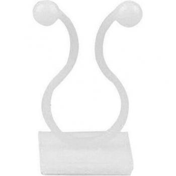 Crochet collant invisible pour support de plante en rotin