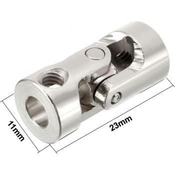 Junta Giratoria de Acero Inoxidable, Conector de Acoplamiento 23x11mm, Eje de Dirección para 4-6mm