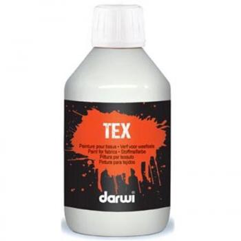 Textielverf voor stoffen, 250 ml, wit