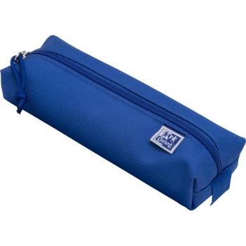 Trousse Oxford bleu petit format en polyester durable