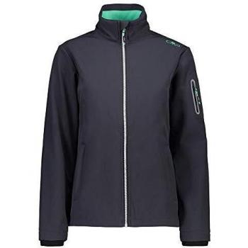 CMP Damenjacke Softshell, ClimaProtect WP 7 000 Technologie – Antracite‑Aquamint, D38