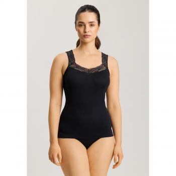 Black Hanro Sleeveless Delight Top – Size L