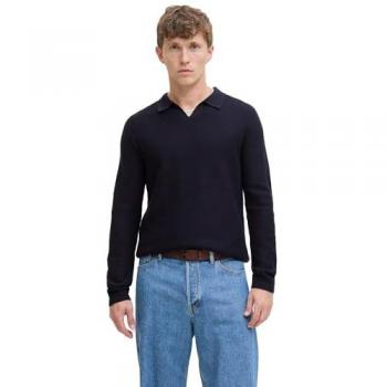 Hochwertiger Strickpullover 'EASTON' in Marineblau