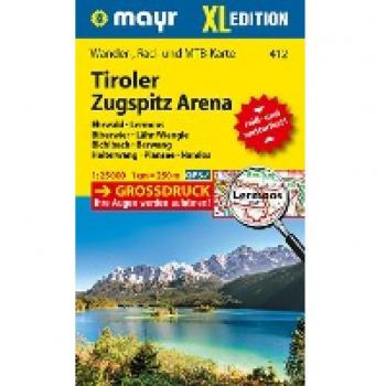 Tiroler Zugspitz Arena XL, Ehrwald, Lermoos, Biberwier, Lähn/Wengle, Bichlbach, Berwang, Heiterwang, Plansee, Namlos: Wander-, Rad