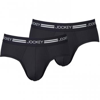 Jockey Men's Sports Microfiber Active Brief (Black/M)