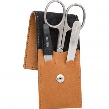 ERBE Maniküre-Etui Cognac mit Solinger Stahlwaren