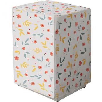 Housse rabattable pour machine à laver design floral