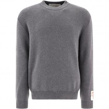Golden Goose Men's davis Sweater in Grey | Size Large | GMP00841P00066260304