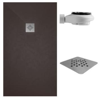 Soulhome Plato Ducha 110x90 Extraplano 3cm Chocolate