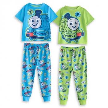 Blue Thomas & Friends Jungenpyjama von Vanilla Underground – 2er Multicolor Pack