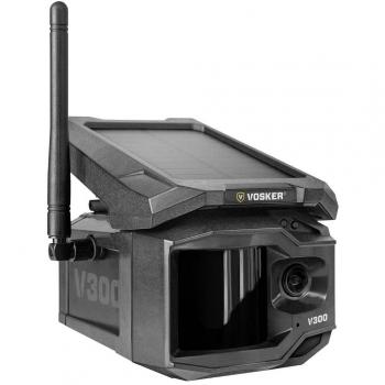 Vosker V300 LTE Wildkamera mit 1080p HD, Solarpanel und Klemmhalterung