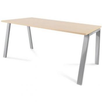 Schreibtisch Blanca 160x80 cm mit Melaminplatte