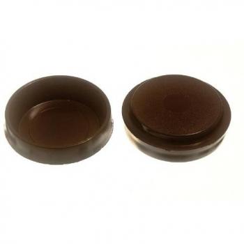 Furniture Floor Protector Glides Brown Plastic Castor Cups 60MM
