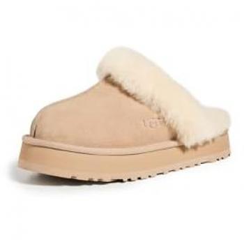 UGG Disquette Damen Hausschuhe Beige