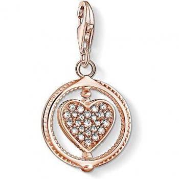 Ciondolo Argento Cuore Placcato Oro Rosa Thomas Sabo
