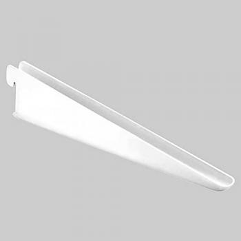 Modular 10‑Pack Adjustable Wall‑Mounted Shelf Bracket – 610 mm Antibacterial White