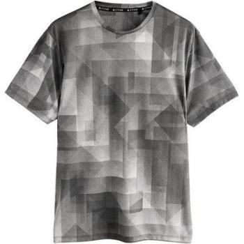 Next Herren Training T-Shirt Schwarz/Weiß mit Druck