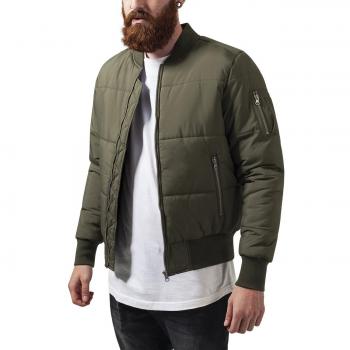 Chaqueta Bomber Básica Urban Classics Verde (Olive 176) S para Hombre