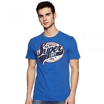 Superdry Classic T-Shirt, Blu (Eagle Blue Bfz)