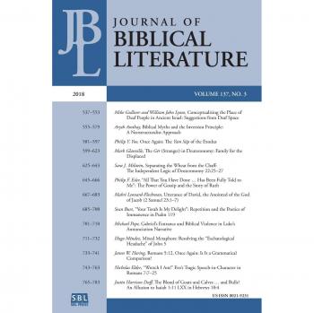 Journal of Biblical Literature 137.3