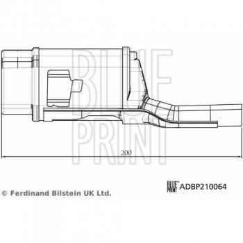 Filtre hydraulique ADBP210064 BLUE PRINT
