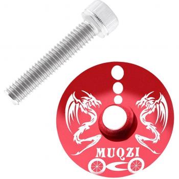 CNC Bicycle Cycling Headset Cap 1 1/8 with Screw