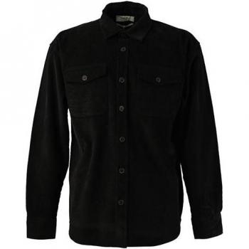 Blouse en velours sombre avec coutures accentuées