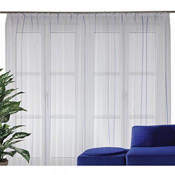 Betsy‑Vorhang WIRTH – 4 x Blau, 750 cm × 120 cm – Gardinen für Store