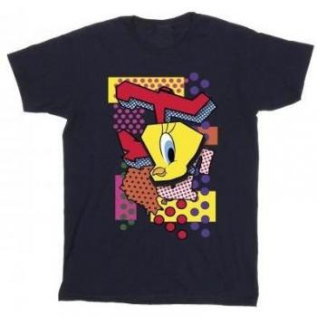 T-shirt per Ragazze con Tweety Pop Art Looney Tunes