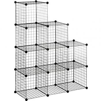 Mueble de Alambre 35x35cm: Estantes y Escalones