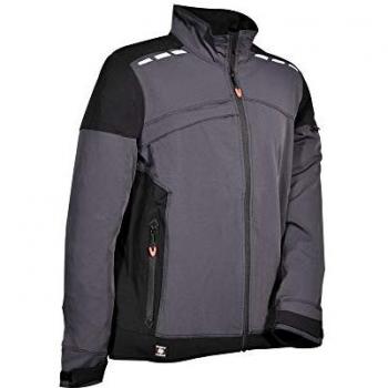 Reflexstreifen Arbeitsjacke 250 g/m², anthrazit, Größe 52