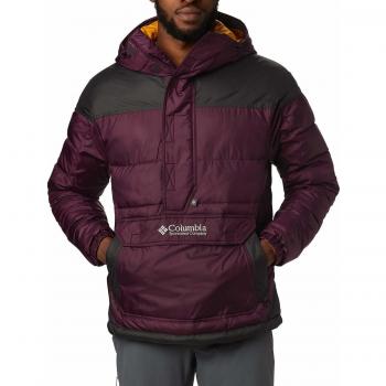 Sudadera Columbia Lodge para Hombre, Black Cherry, S, Extra-Large