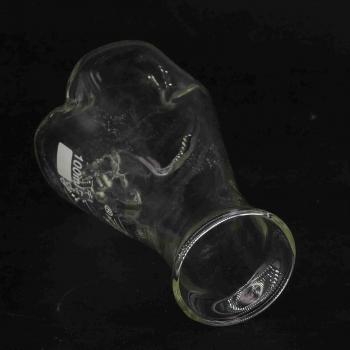 100ml 3 Baffle GG17 Glass Conical Flask with 40mm Outer Diameter for Laboratory