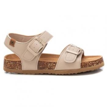 Sandalias XTI Kids Infantil 151222 – Taupe, 25V, Dos Hebillas Ecológicas