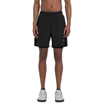 Reebok Shorts RUNNING 2-1 SHORT/BLACK/SOLAR LIME
