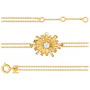 Gold Plated Sissi Bracelet by Altesse