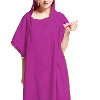 Cape de plage en microfibre pour adulte