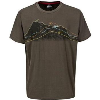 Trespass T-shirt Cashel pour Homme, Kaki, FR (Taille XS)