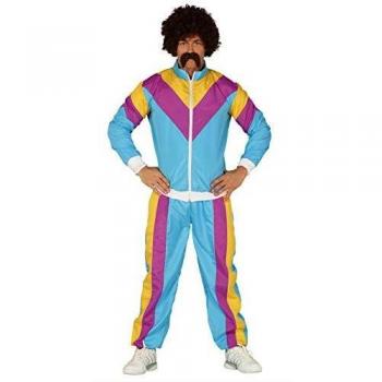 Déguisement Sportif Années 80 Bleu Homme