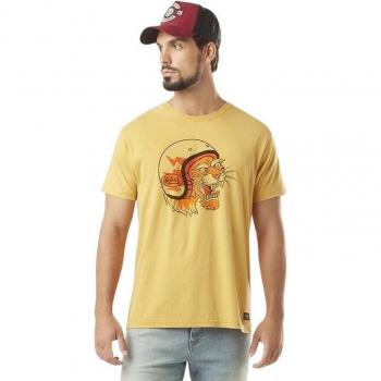 VONDUTCH T‑shirt Homme Lion Regular – Jaune