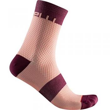 Calze Castelli Velocissima 12 orange bordeaux   socks