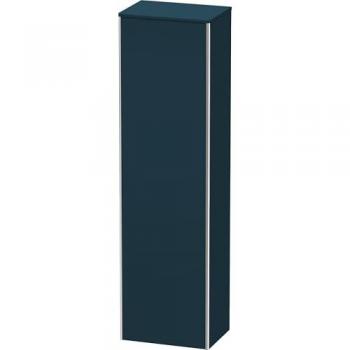 Duravit XS1313R9898 Meuble Haute XSquare 50x176x35,6 cm – Finition Bleu Nuit Satinée – Porte Unique à Droite