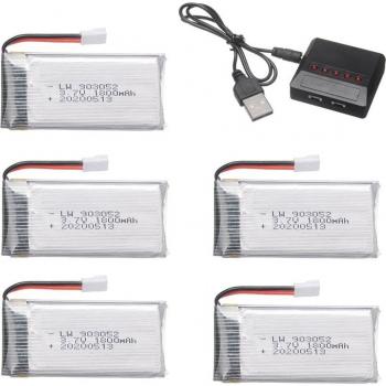 3.7V 1800mAh Lipo Battery Charger for KY601S and SYMA X5 Series