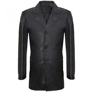 Infinity Mens 3/4 Black Cromby Coat – Medium, Rosario Edition