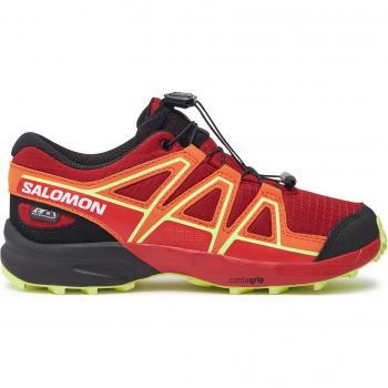 Scarpe Salomon Speedcross ClimaSalomon Waterproof Bambino Rosso Arancio 31