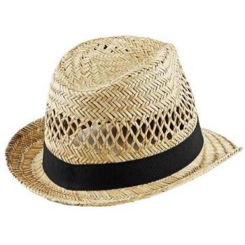 Beechfield Trilby in paglia naturale