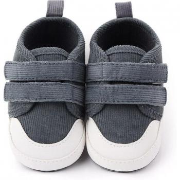 Baby‑Jungen‑Schnürschuh 0–18 Monate Baumwolle & Weiche Sohle
